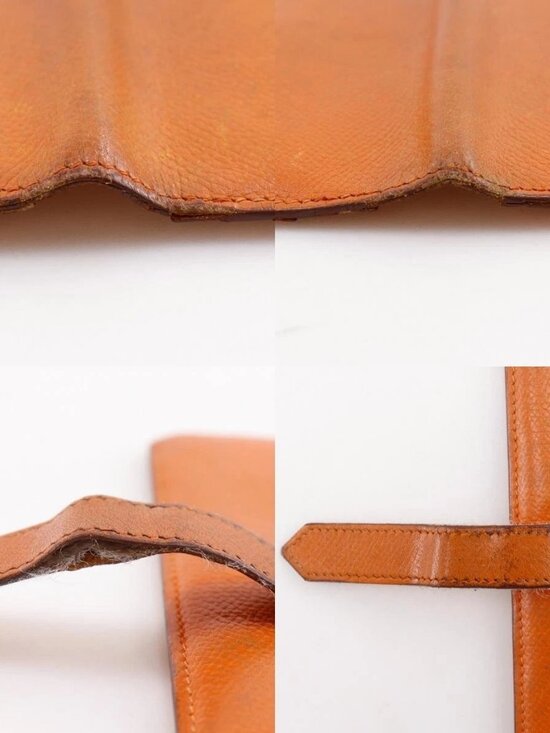 HERMES - Birkin 30 Orange Epsom Palladium Hardware  HERMES Baan classic Purse Orange / SilverHardware Epsom unisex